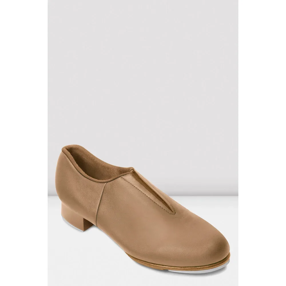 New Tap Shoes Bloch Flex Slip On S0389L Tan 10M Adult Open Box